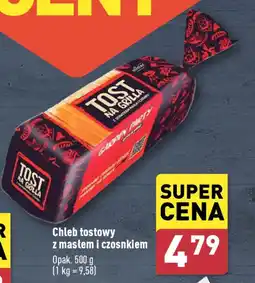 ALDI Chleb tostowy z masłem i czosnkiem 500 g oferta