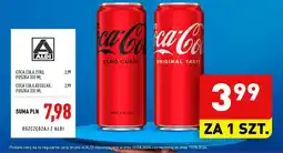 ALDI COCA COLA REGULAR / COCA COLA ZERO, 330 ML oferta