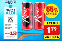 ALDI RIVER COLA REGULAR / RIVER COLA ZERO, 330 ML oferta