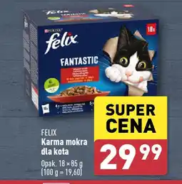 ALDI FELIX Karma mokra dla kota 18 x 85 g oferta