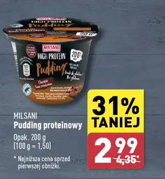 ALDI MILSANI Pudding proteinowy 200 g oferta