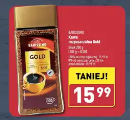 ALDI BARISSIMO Kawa rozpuszczalna Gold 200 g oferta