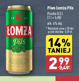 ALDI Piwo Łomża Pils 0,5 l oferta