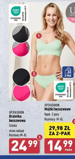 ALDI UP2FASHION Majtki bezszwowe oferta