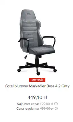 Fotel biurowy Markadler Boss 4.2 Grey
