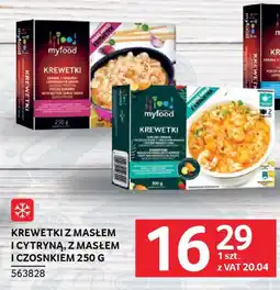 Selgros KREWETKI Z MASŁEM I CYTRYNĄ, Z MASŁEM I CZOSNKIEM 250 G oferta