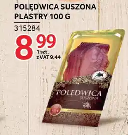 Selgros POLĘDWICA SUSZONA PLASTRY 100 G oferta