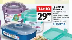 Intermarche Pojemnik na śniadanie lunch plus to go 1,2 l Sistema oferta