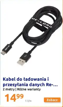 Action Kabel do ładowania i przesyłania danych Re-Load 2 metry oferta