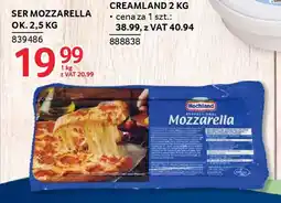 Selgros SER MOZZARELLA 2,5 KG oferta