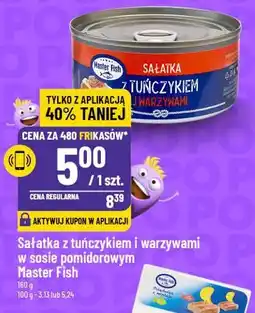 Polomarket Sałatka z tuńczykiem i warzywami w sosie pomidorowym Master Fish oferta