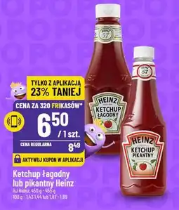 Polomarket Ketchup łagodny lub pikantny Heinz oferta