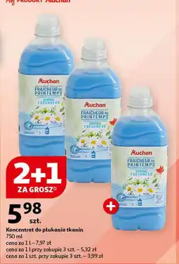 Auchan Koncentrat do płukania spring freshness Auchan oferta
