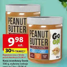 Masło orzechowe smooth Sante Go On!
