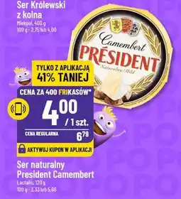 Polomarket Ser naturalny President Camembert oferta