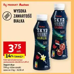 Auchan Jogut pitny skyr granat Auchan Różnorodne (Logo Czerwone) oferta