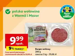 Auchan Burger wołowy Auchan Pewni Dobrego oferta