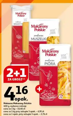 Auchan Makaron pióra Makarony Polskie oferta