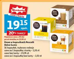 Auchan Kawa cafe au lait Nescafe Dolce Gusto oferta