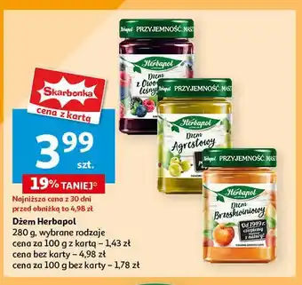 Auchan Dżem agrestowy Herbapol oferta