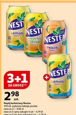 Auchan Napój green tea citrus Nestea oferta