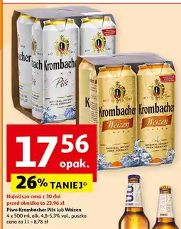 Auchan Piwo Krombacher Pils oferta