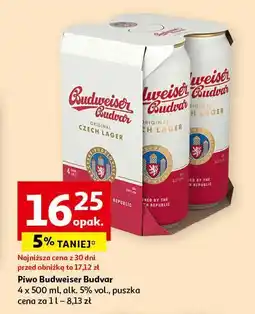 Auchan Piwo Budweiser oferta