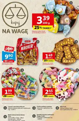 Auchan Ciasteczka maślane w polewie czekoladowej oferta