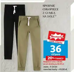 Auchan Spodnie chłopięce 3-14 lat oferta