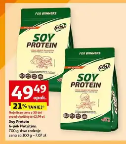 Auchan Odżywka białkowa vanilla & ice cream Allnutrition Soy Protein oferta