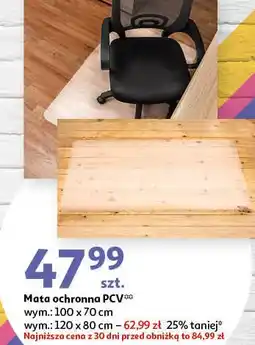 Auchan Mata ochronna pcv 80 x 120 cm oferta