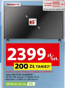 Auchan Telewizor 65 65ur781c Lg oferta