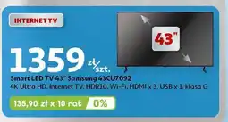 Auchan Telewizor 43'' 43cu7092 Samsung oferta