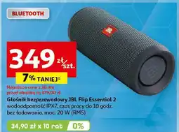 Auchan Głośnik bezprzewodowy flip essential 2 Jbl oferta