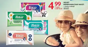 Selgros VELVET PAPIER NAWILŻANY 48 SZT. oferta