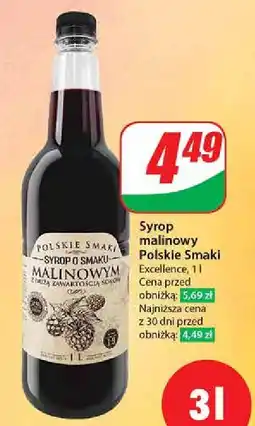 Dino Syrop malinowy Polskie Smaki oferta