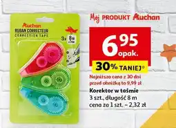 Auchan Korektory w taśmie mini Auchan oferta