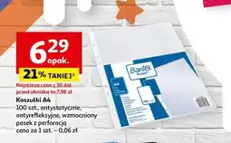 Auchan Koszulki groszkowe a4 Bantex oferta