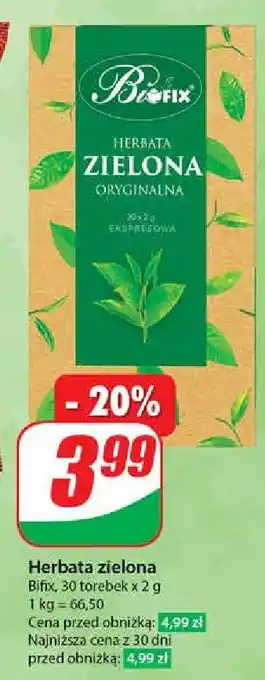 Dino Zielona herbata oryginalna Bifix oferta