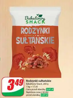 Rodzynki sułtańskie Bakaliowy Snack