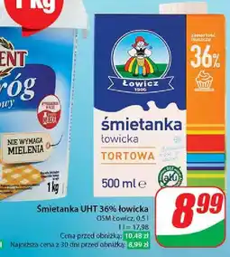 Dino Śmietanka uht 36 % Łowicz 1906 Łowicka oferta