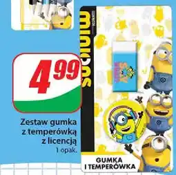 Dino Gumka + temperówka minionki oferta