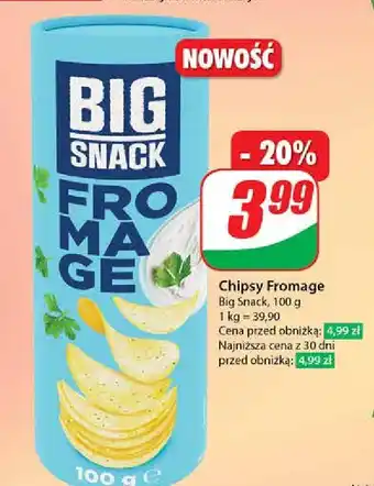 Dino Chipsy fromage Big Snack oferta