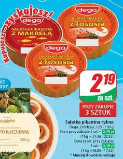 Dino Sałatka pikantna z łososia Dega oferta