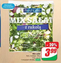 Dino Miks sałat rukola Freshline oferta