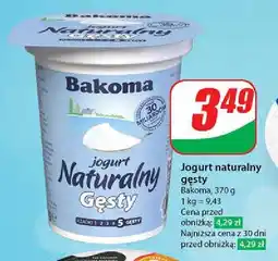Dino Jogurt naturalny łagodny smak Bakoma naturalny oferta