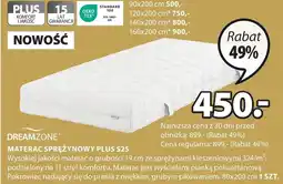 JYSK Materac Dreamzone oferta