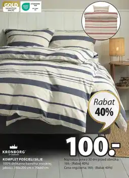 JYSK Komplet pościeli Kronborg oferta