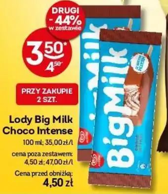 Żabka Lody Big Milk Choco Intense, 100 ml oferta