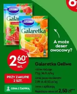 Żabka Galaretka Gellwe, 72 g oferta